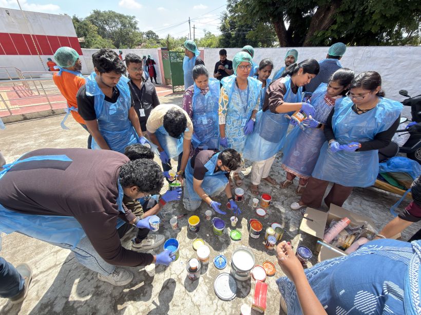 Corporate Employee Volunteering- School Beautification